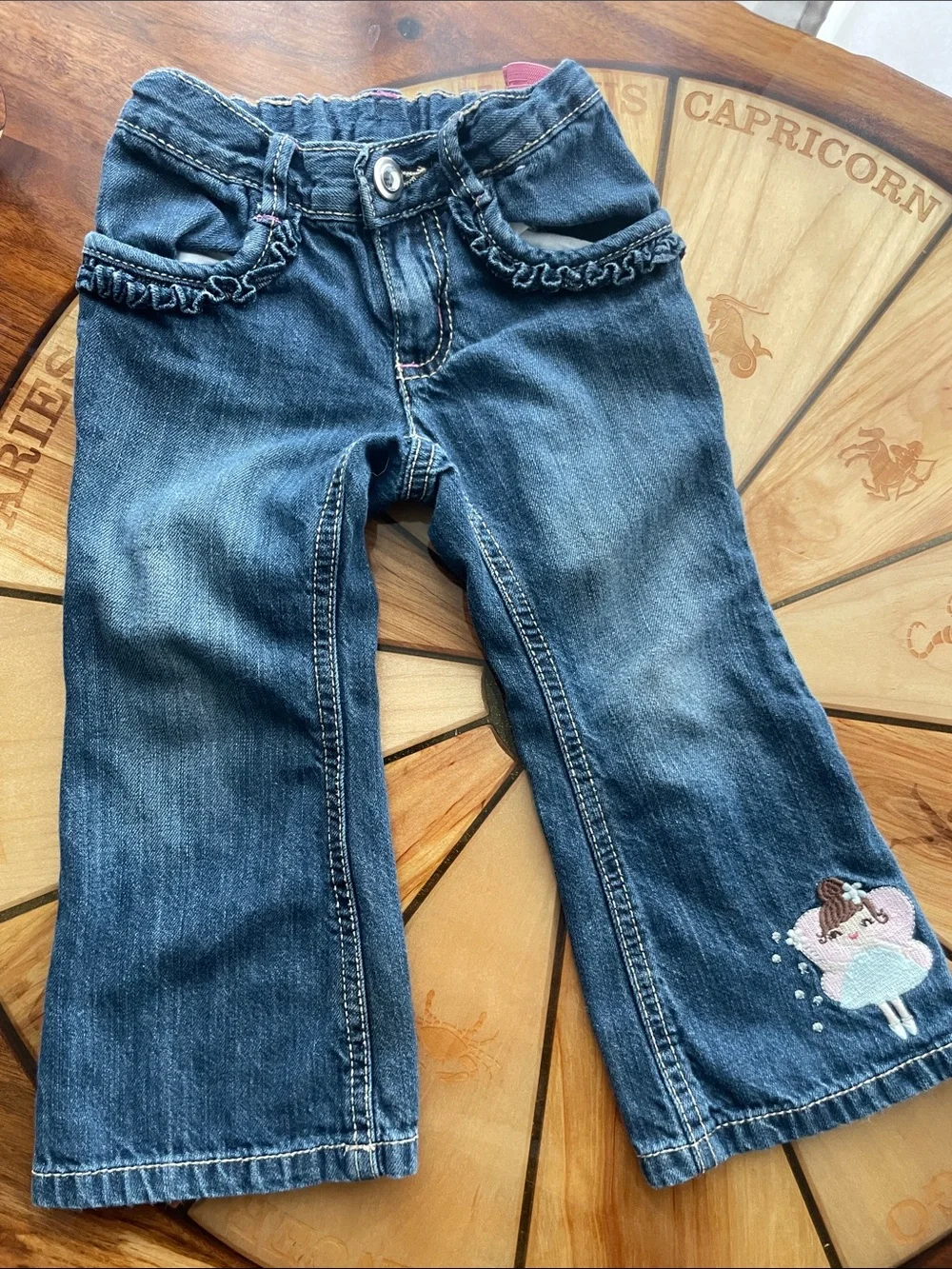 Lot of 3 pair of 2T denim Gymboree, Oshkosh